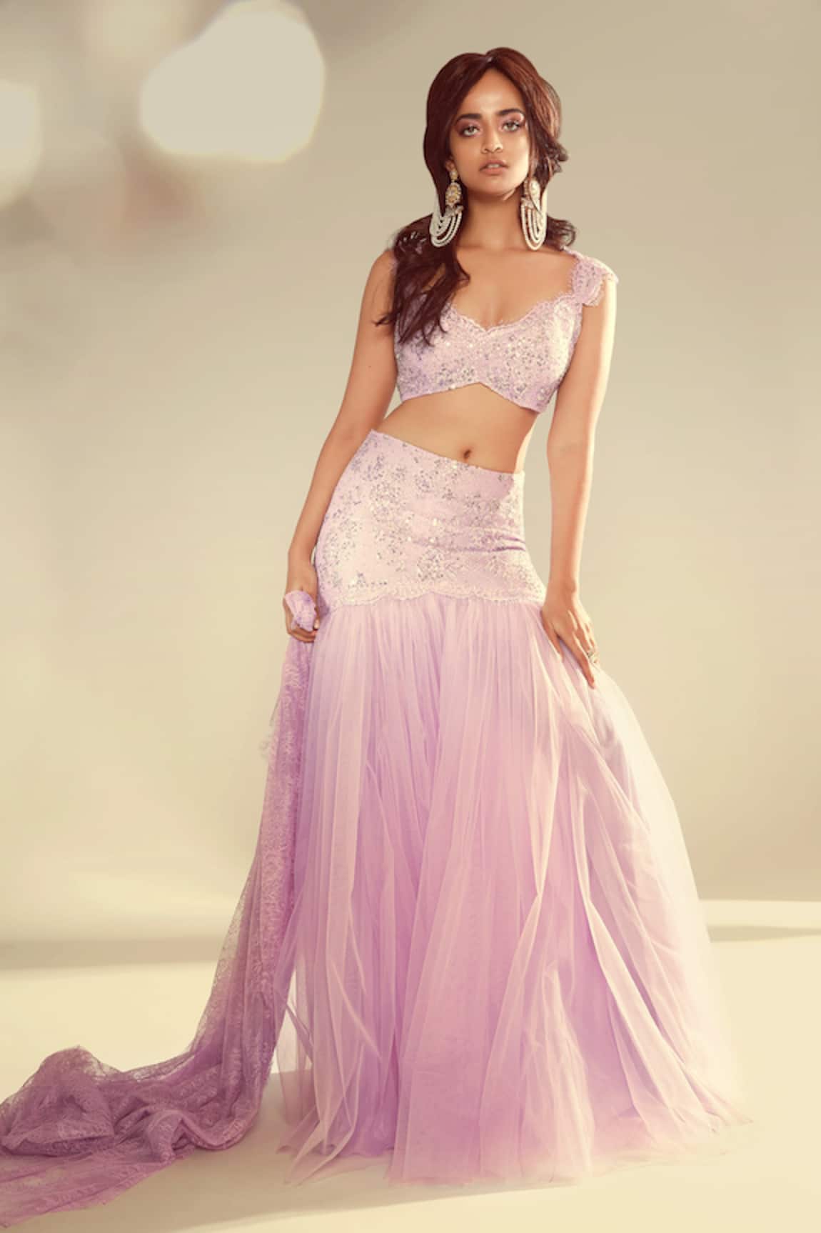 Shehlaa Khan Embroidered Lehenga Set