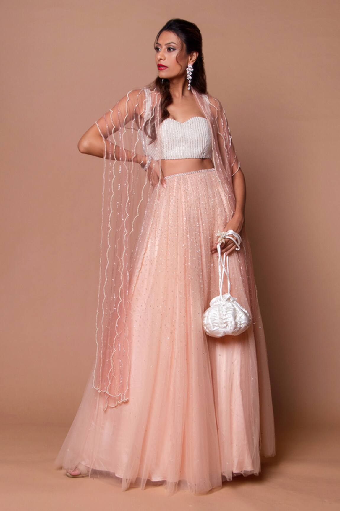 Shehlaa Khan Embroidered Lehenga Set