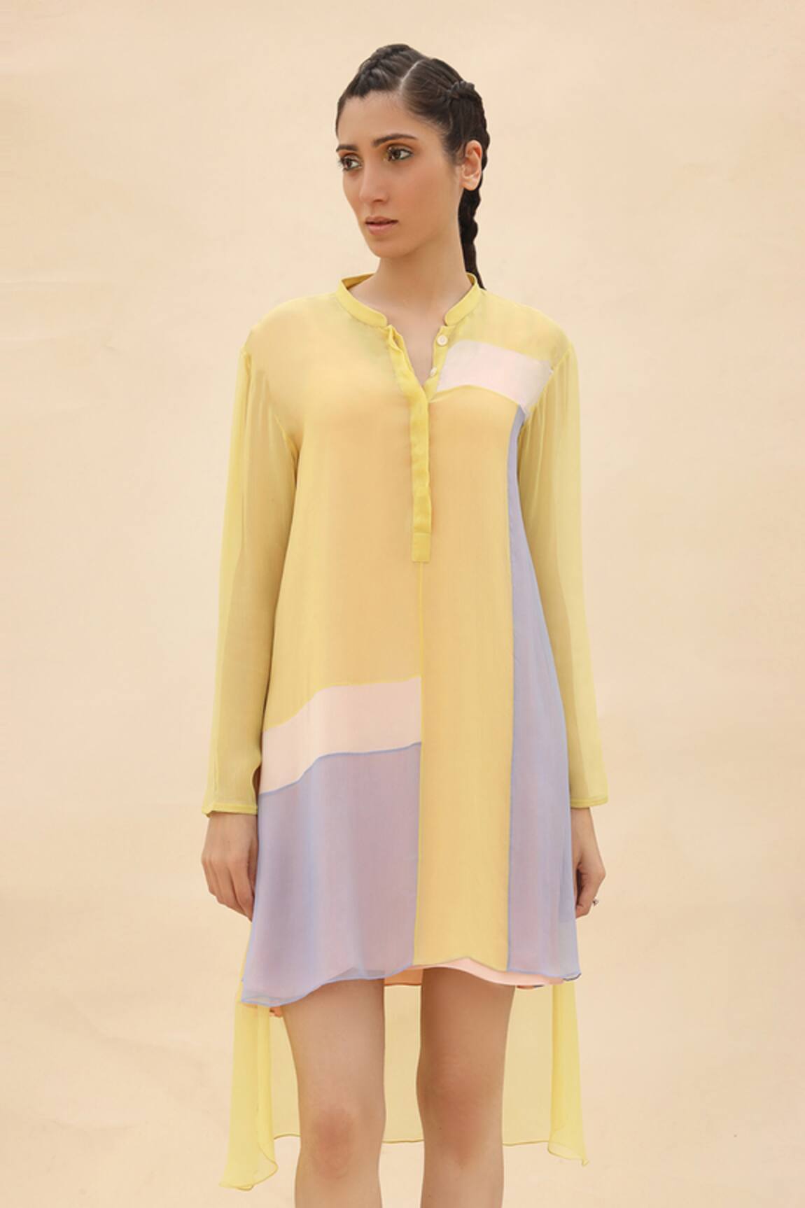Abhishek Sharma Colorblock Tunic