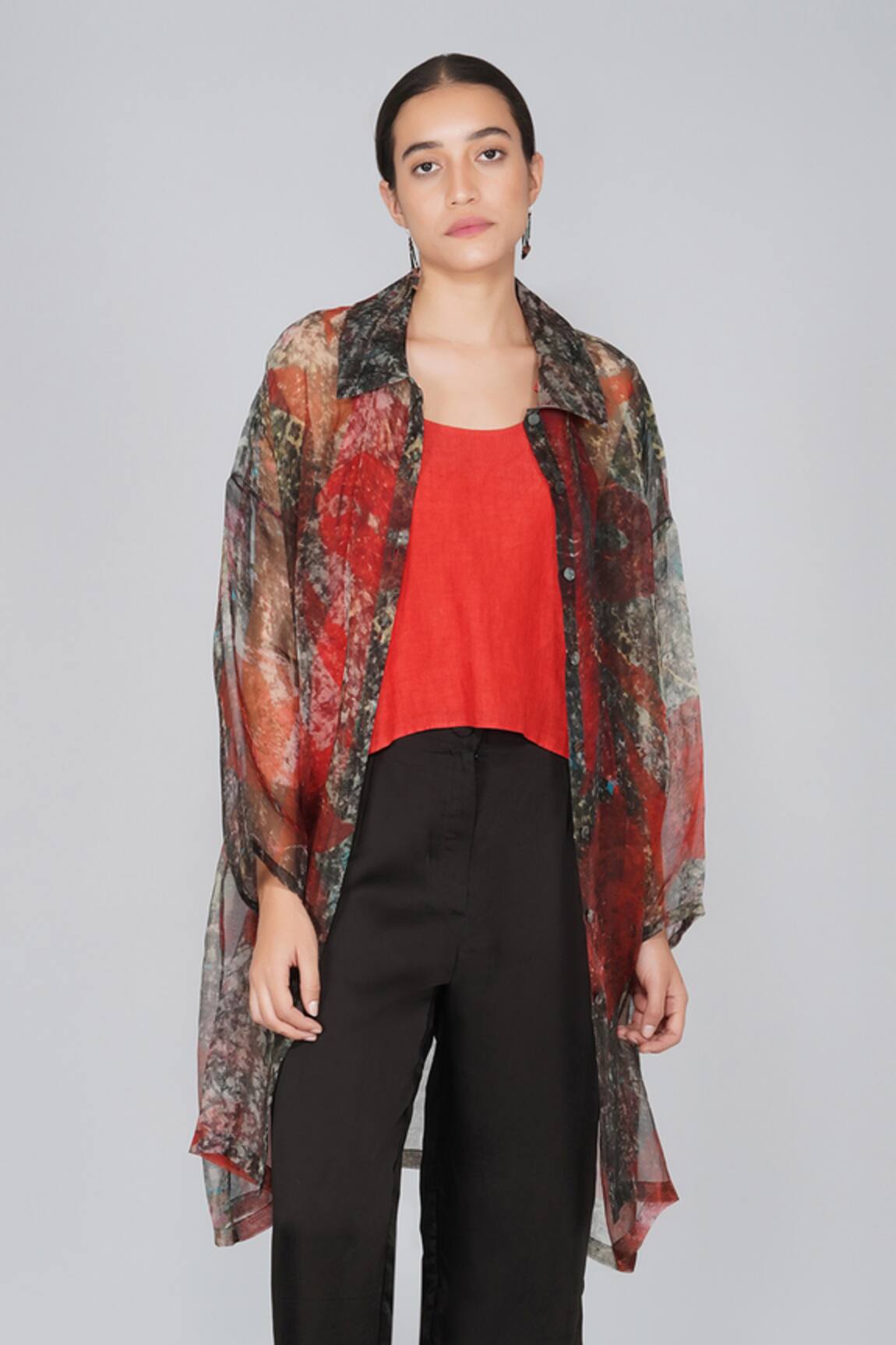 Yavi Silk Organza Jacket