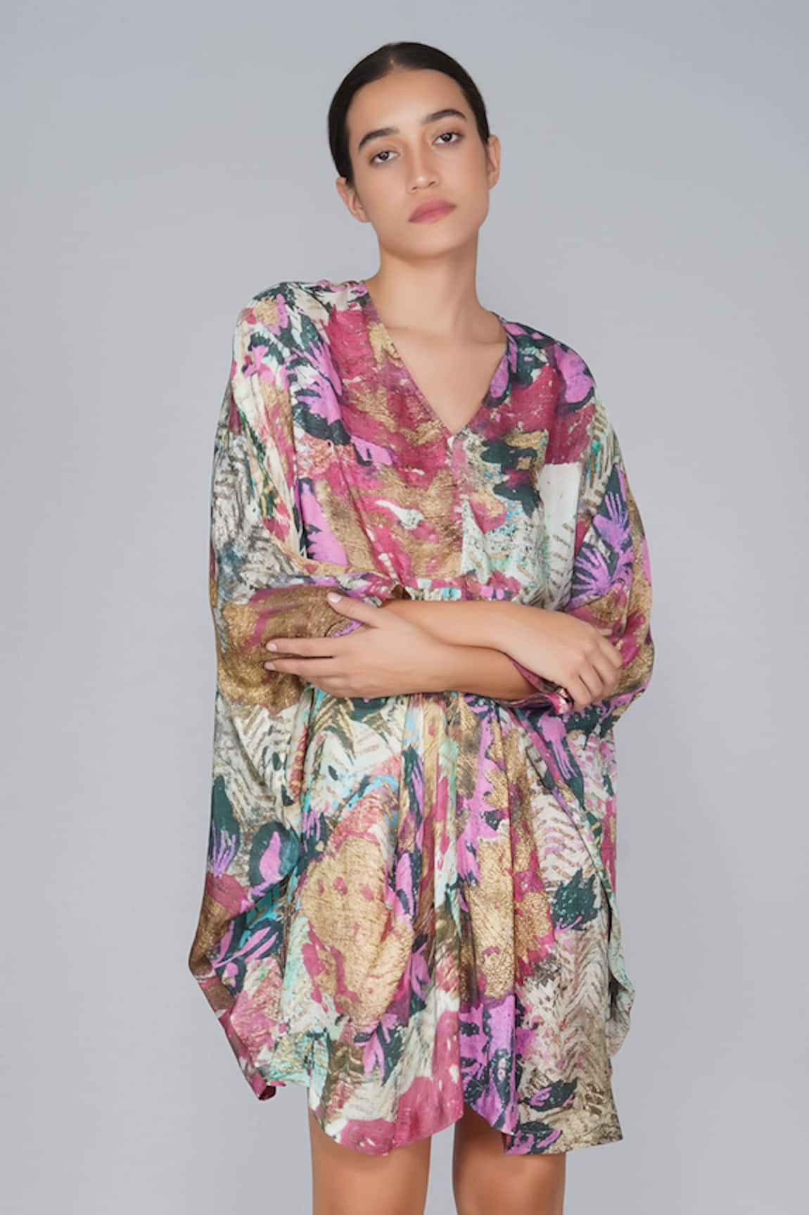 Yavi Silk Printed Tunic