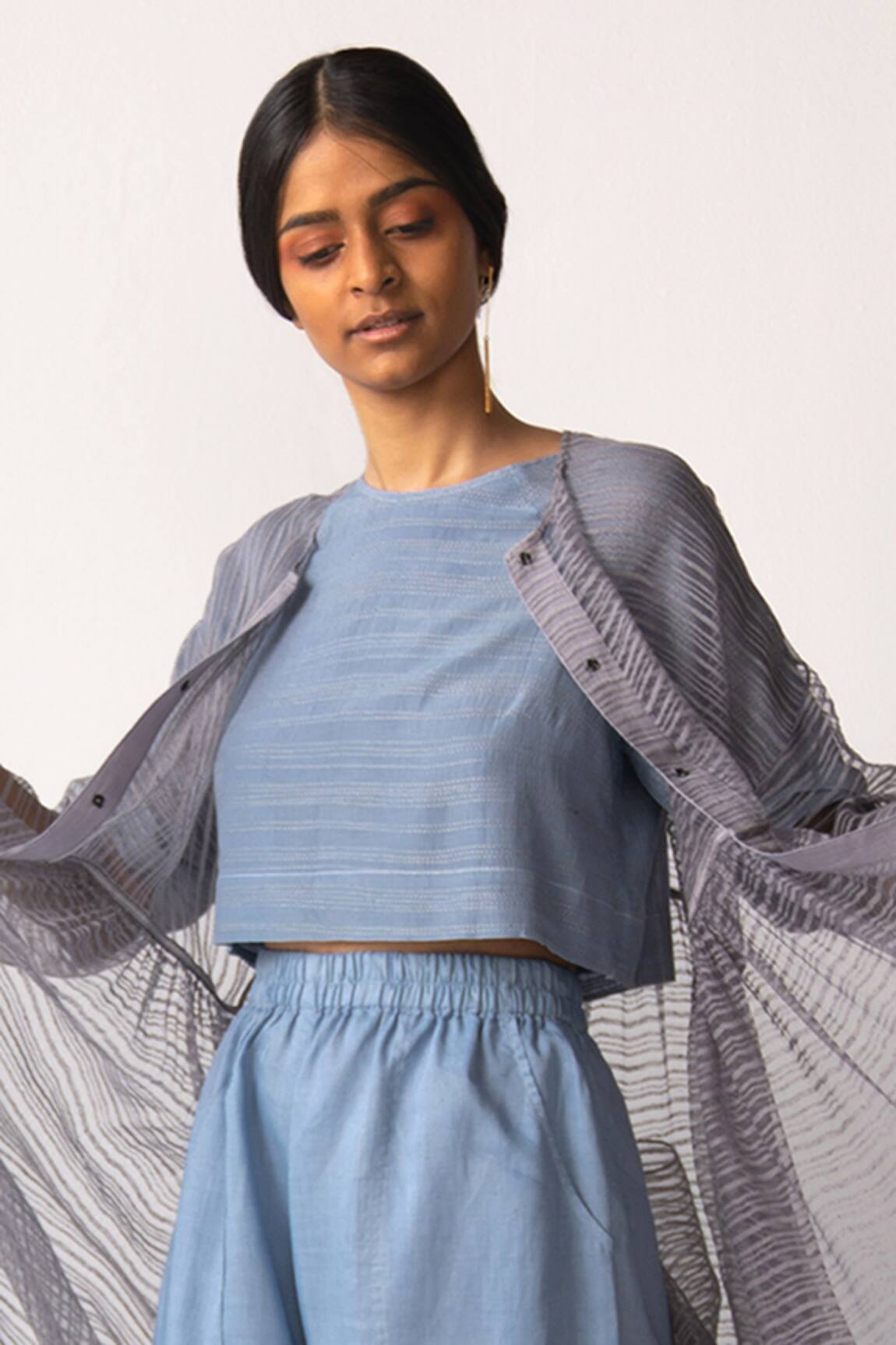 Urvashi Kaur Silk Cotton Top 