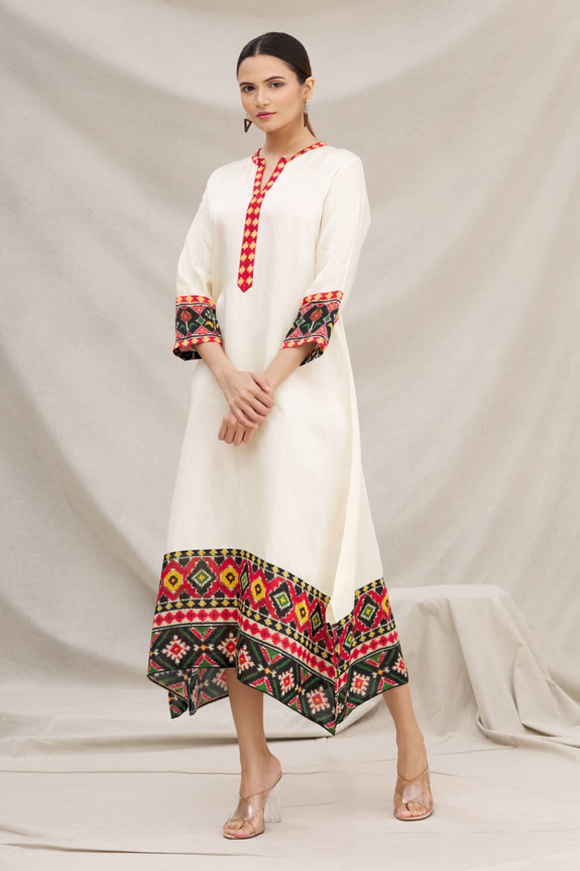 Meghna Panchmatia Linen Silk Dress