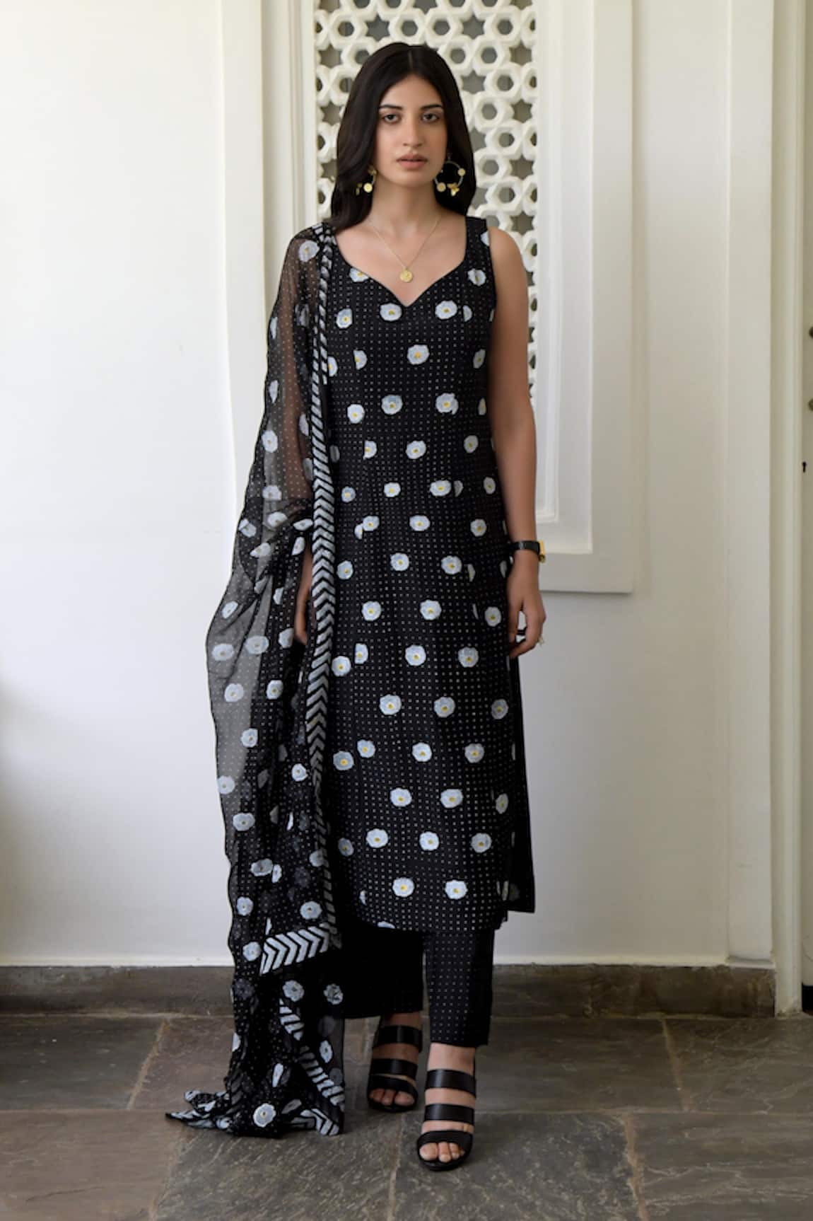 Taro Handwoven Cotton Silk Kurta Set