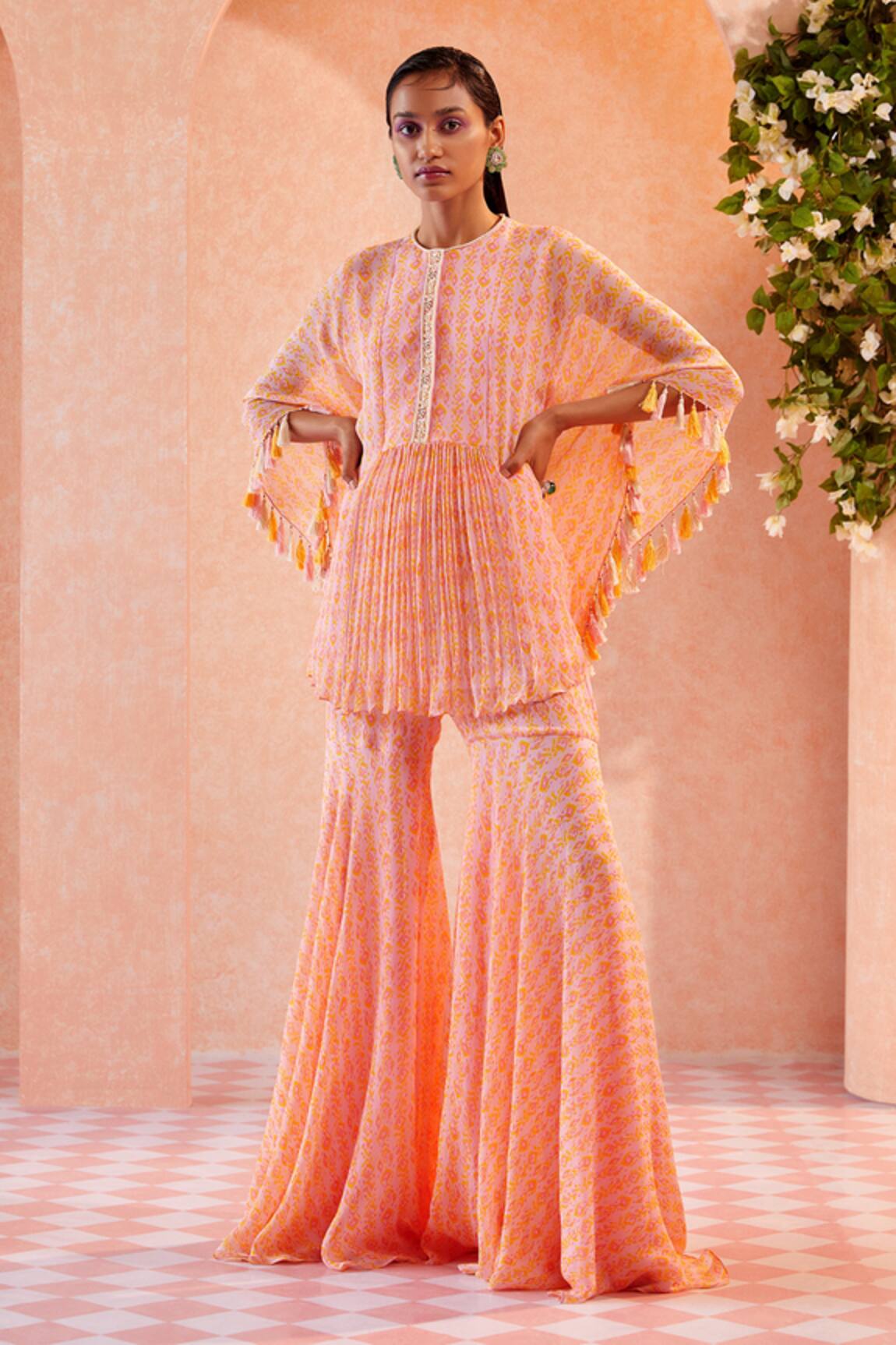 Ridhi Mehra Floriana Kaftan Kurta & Sharara Set