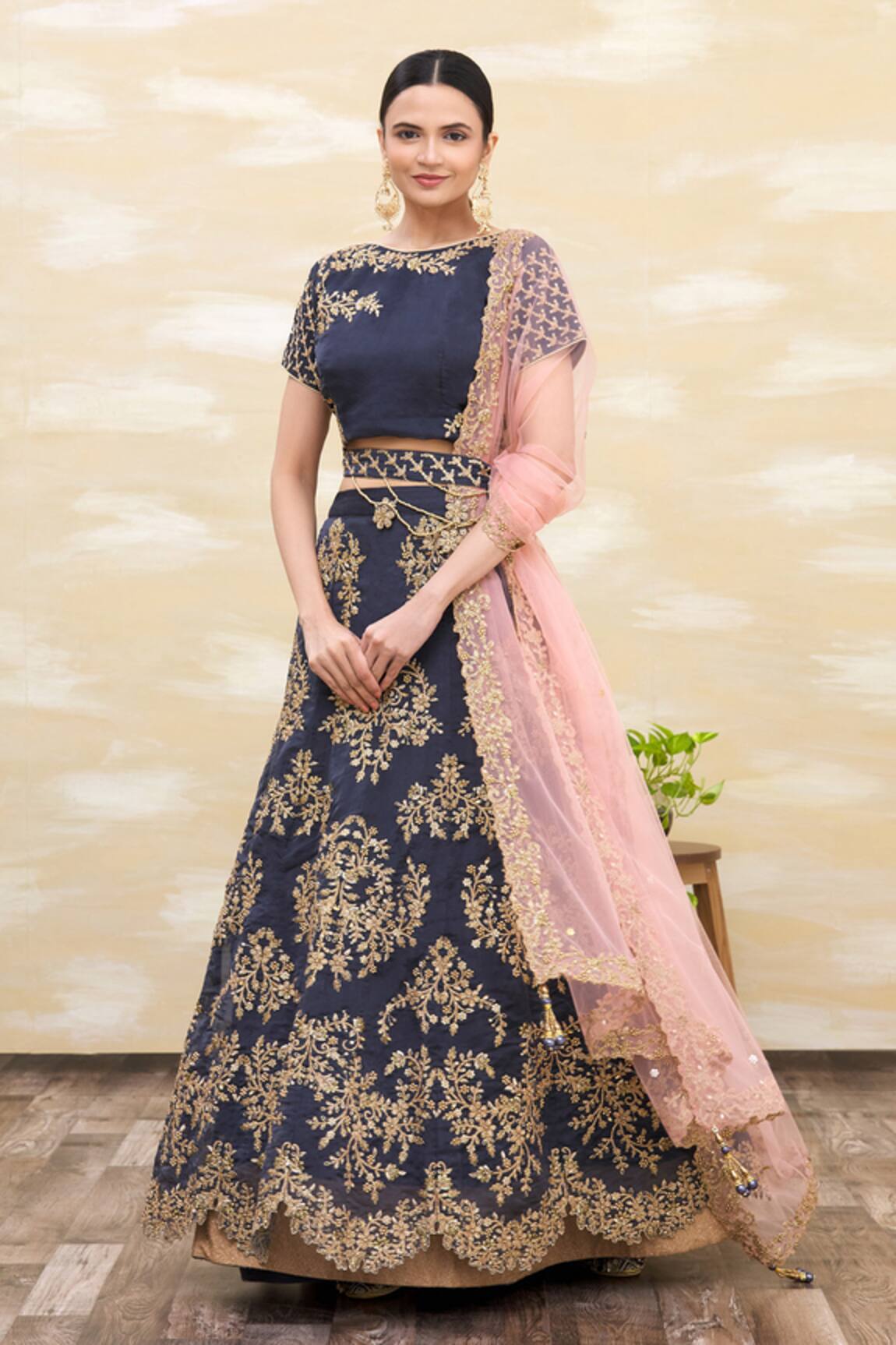 Naintara Bajaj Embroidered Lehenga Set