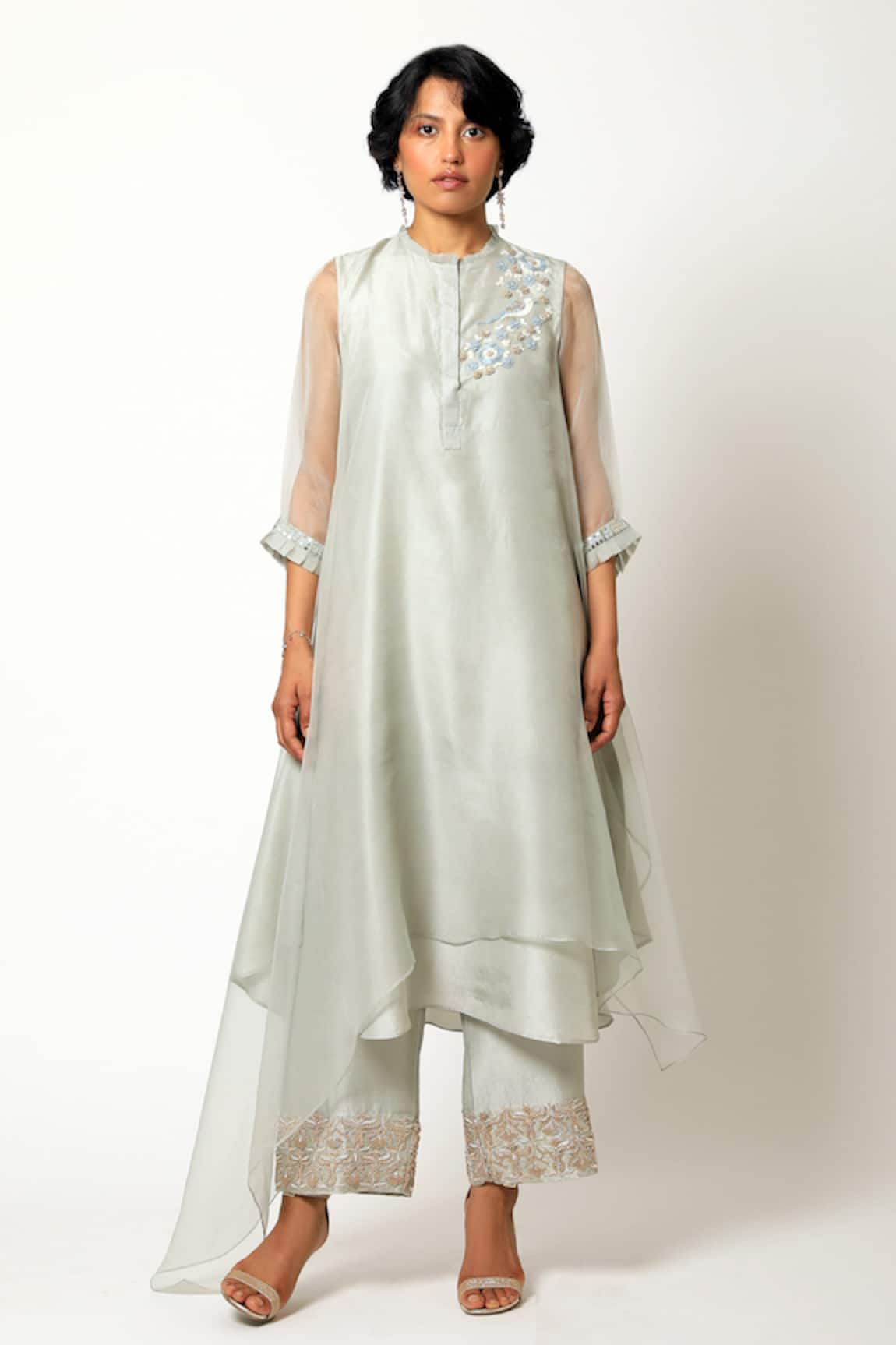 Romaa Asymmetric Kurta & Pant Set