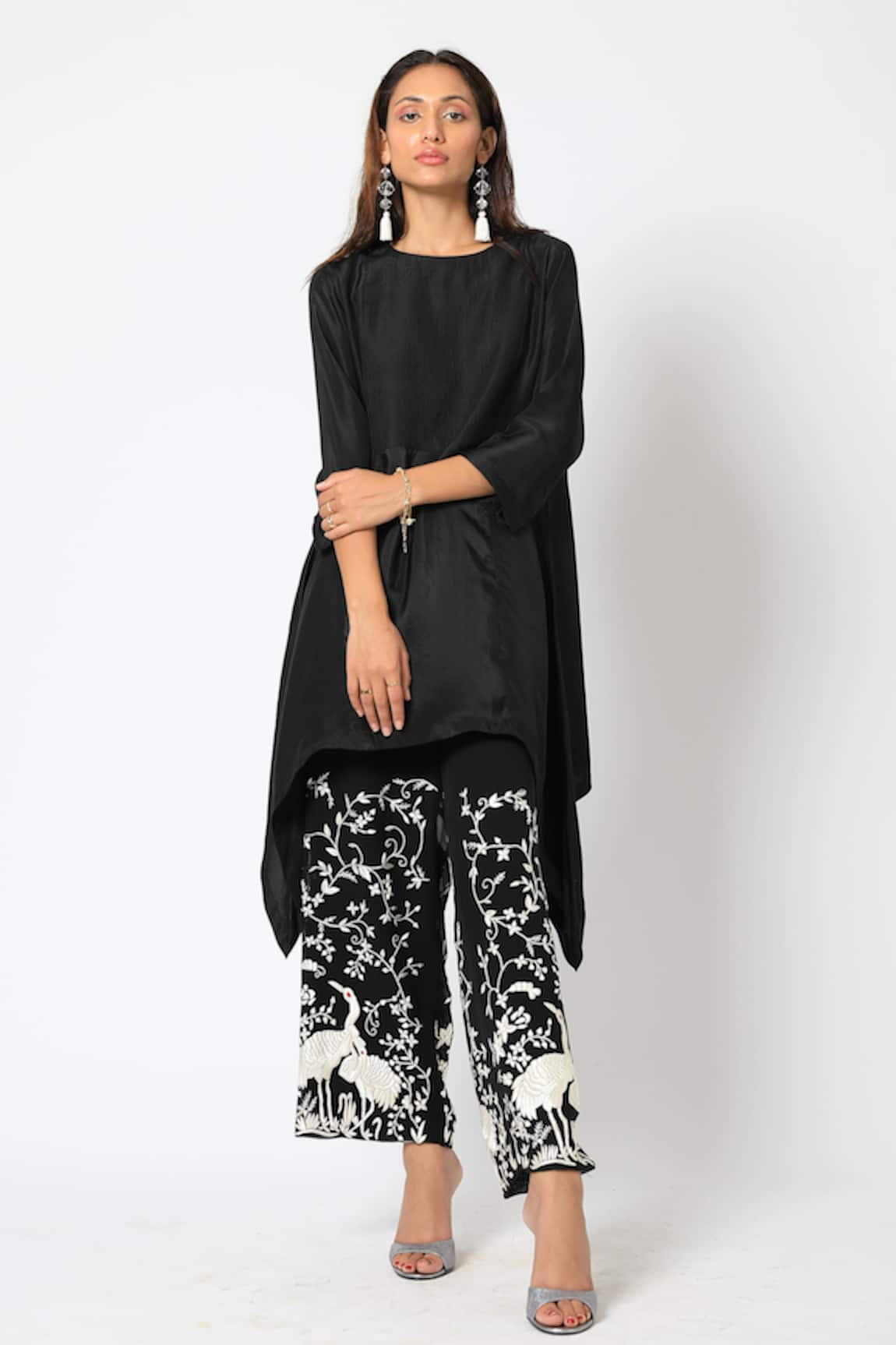 Romaa Asymmetric Kurta & Pant Set