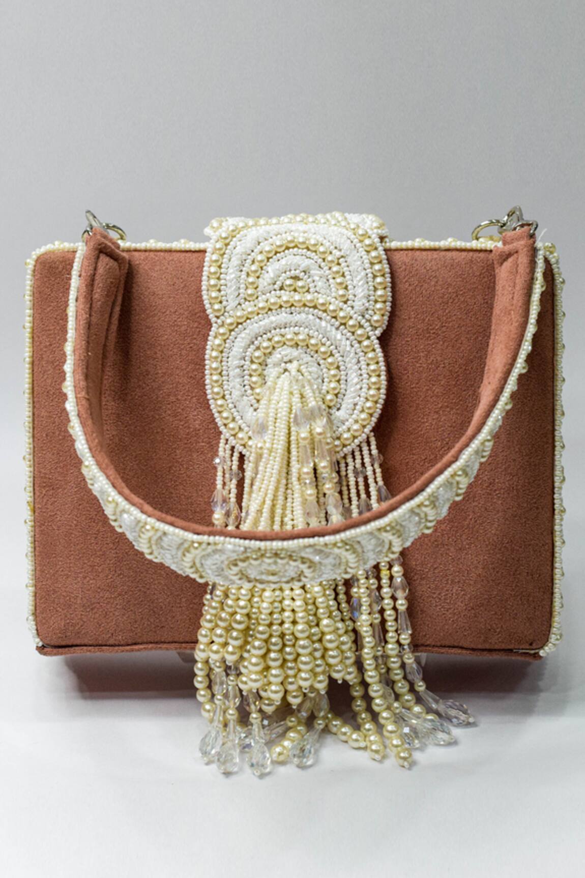 Eena Erisha Tassel Box Clutch
