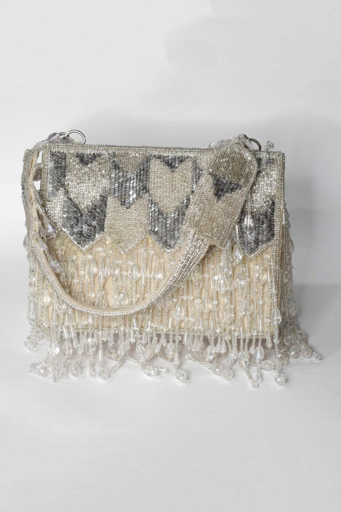 Eena Dishi Tassel Box Clutch