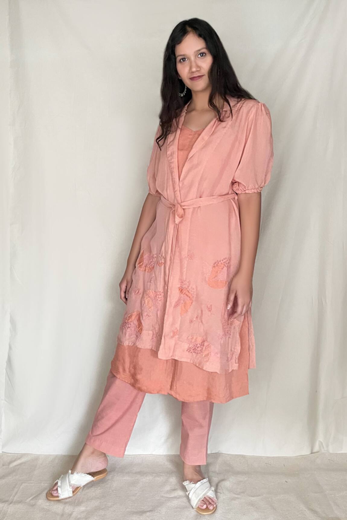 Chambray & CO. Embroidered Jacket & Tunic Set