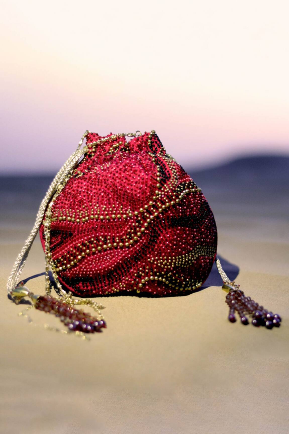 The Garnish Company  Embroidered Potli Bag 