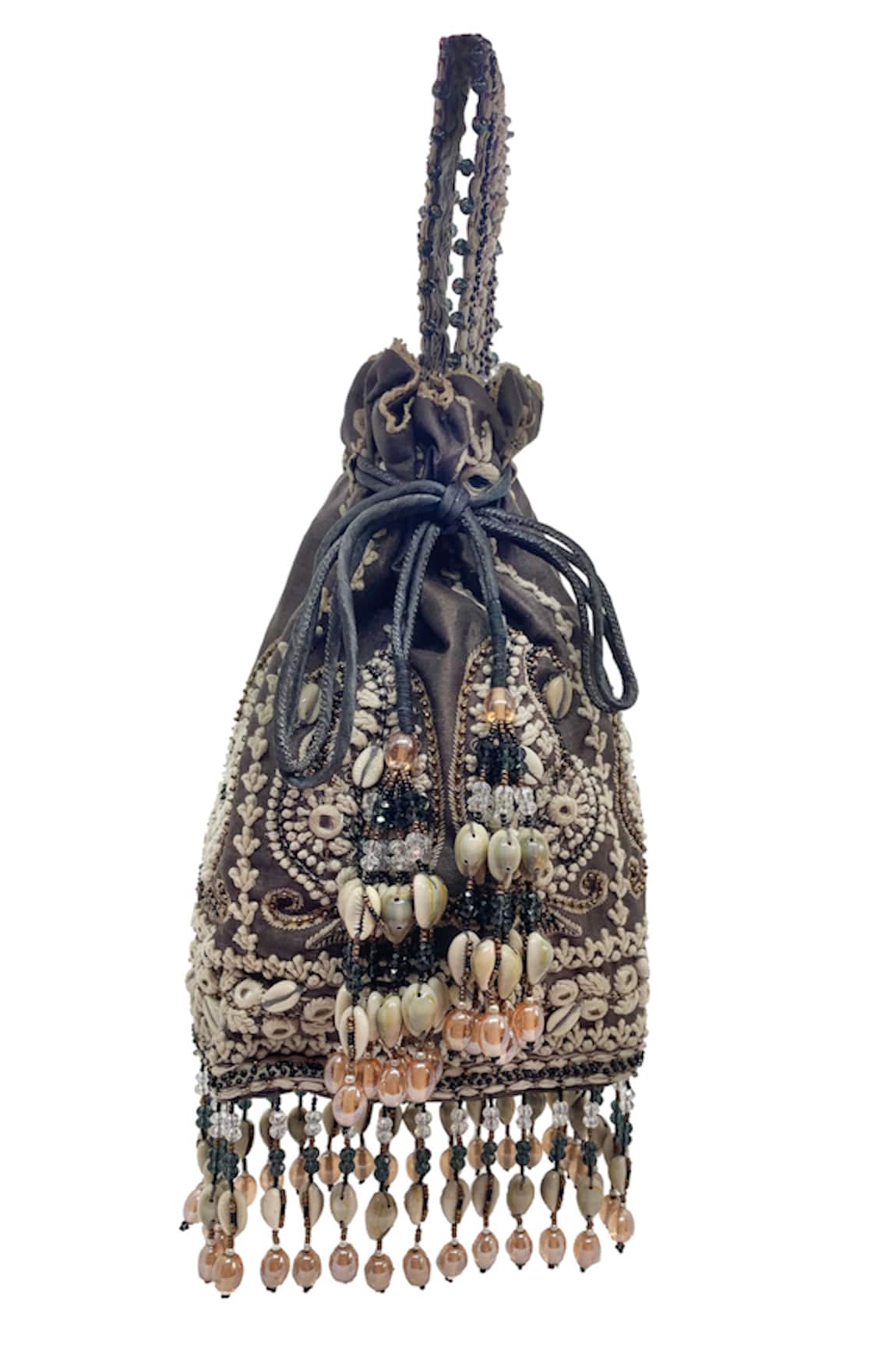 The Garnish Company Awadh Bead Tassel Polti Bag