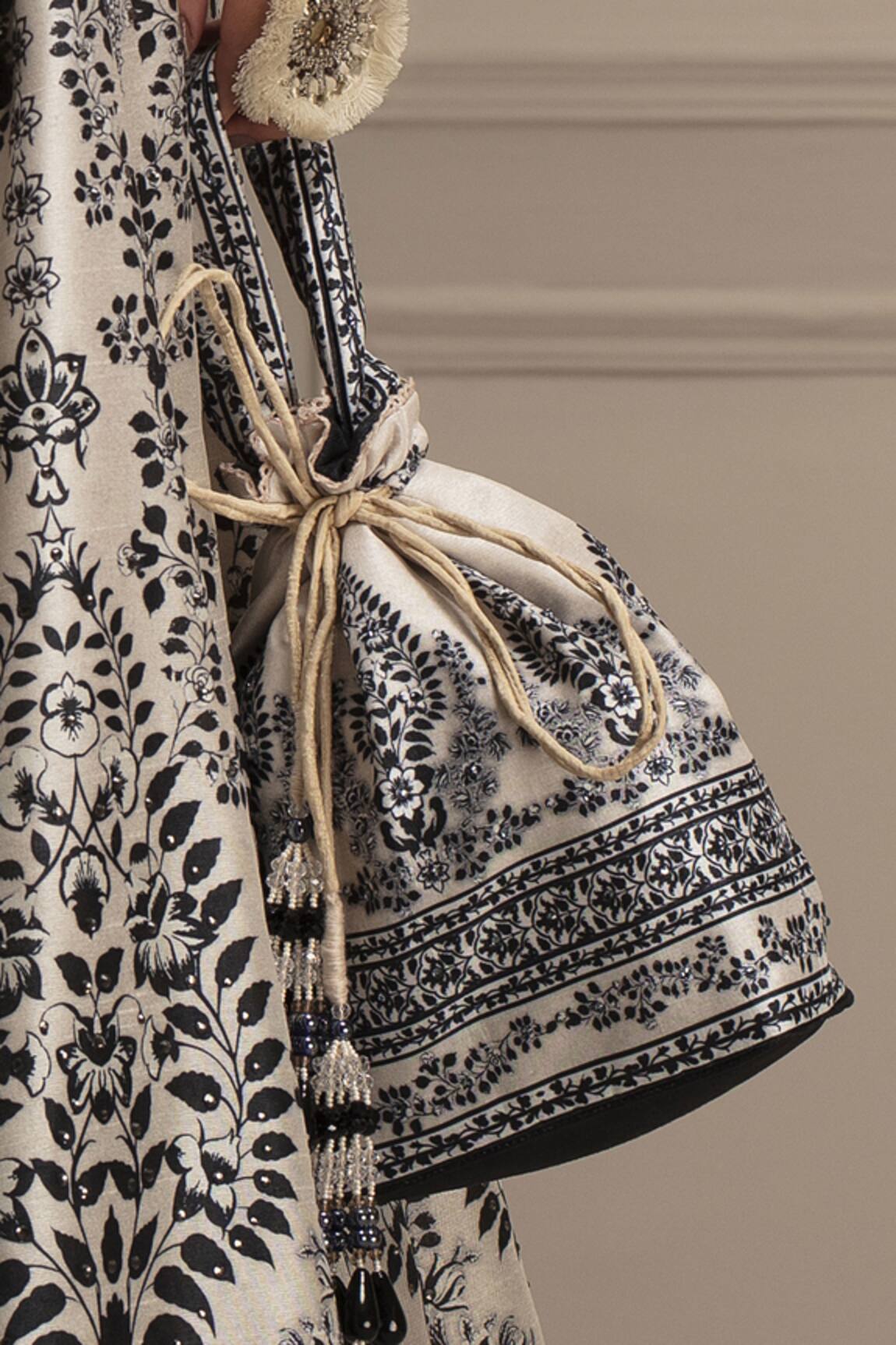 The Garnish Company Floral Print Polti Bag