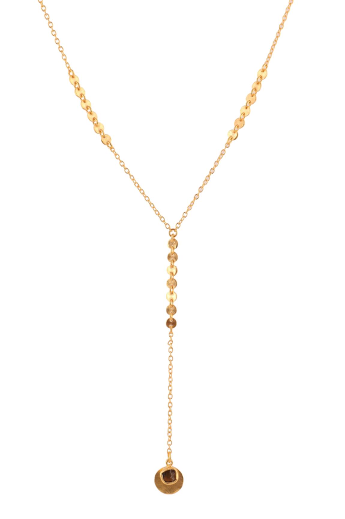 Zariin Studded Pendant Necklace