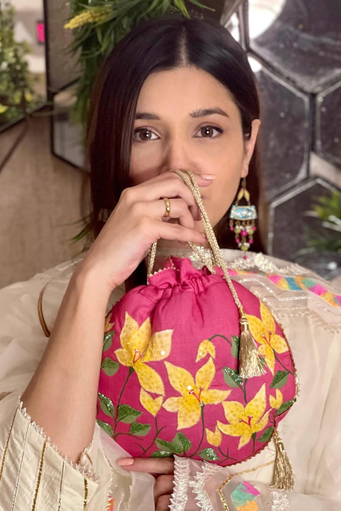 Anaya by Akruthi Embroidered Potli Bag