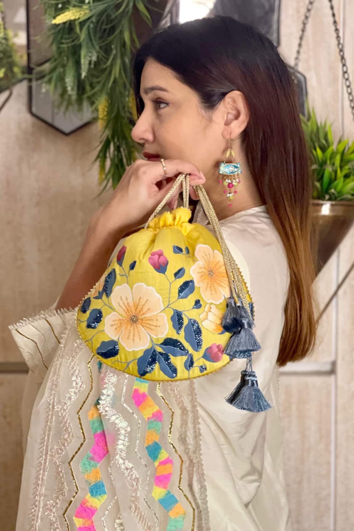 Anaya by Akruthi Embroidered Potli Bag