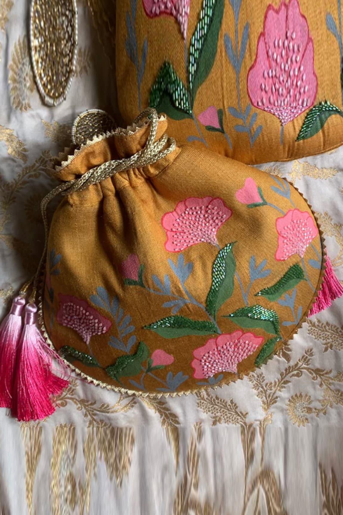 Anaya by Akruthi Embroidered Potli Bag