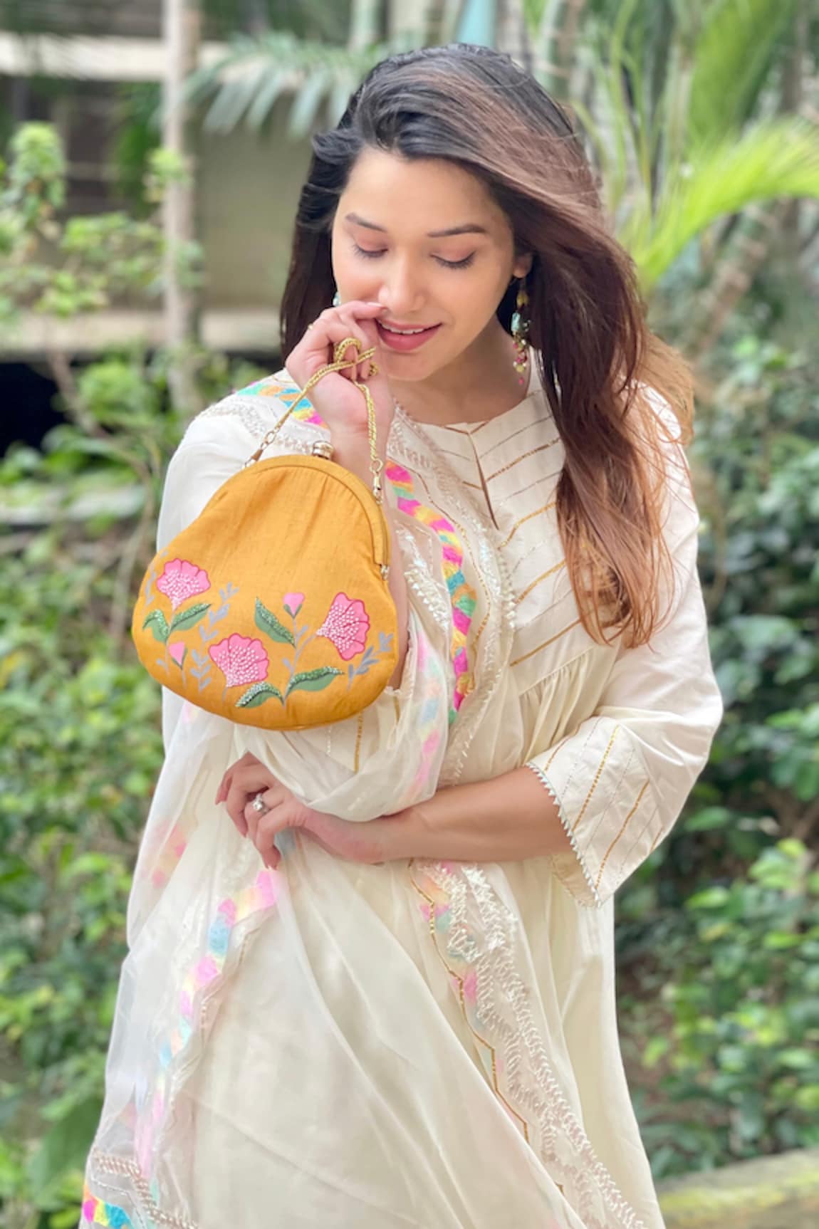 Anaya by Akruthi Embroidered Potli Bag