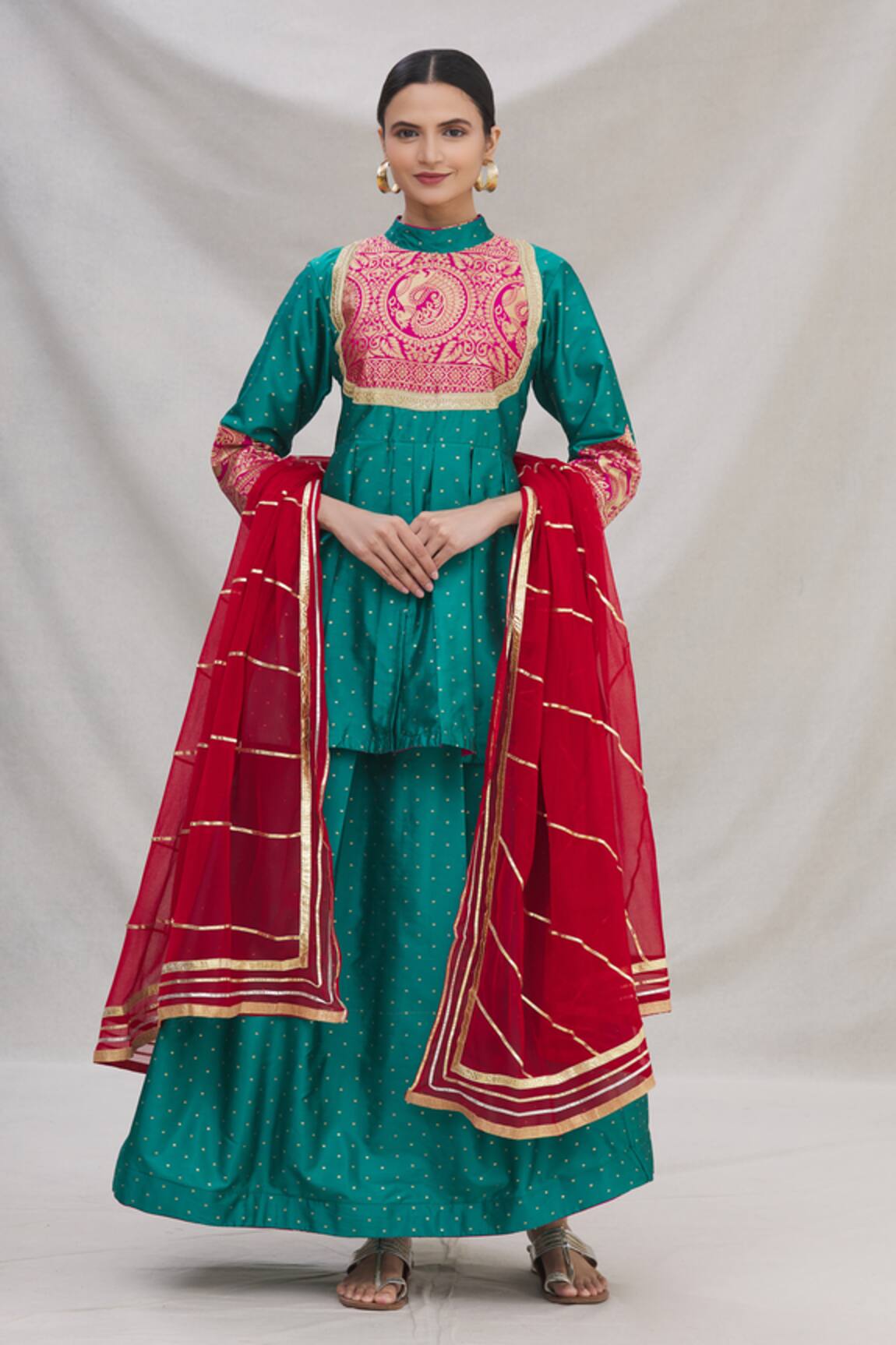 Kunwarani Ritu Silk Kurta Set