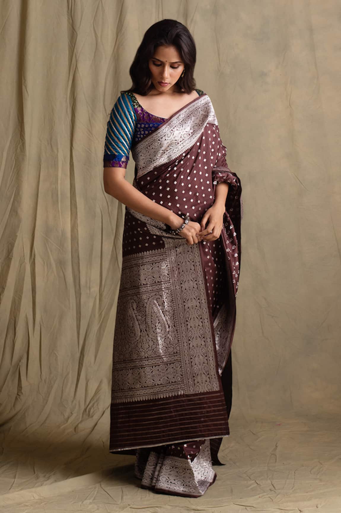 Priyanka Raajiv Banarasi Silk Brocade Saree