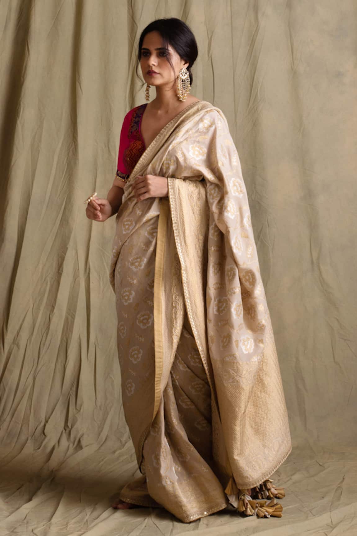 Priyanka Raajiv Banarasi Silk Brocade Saree