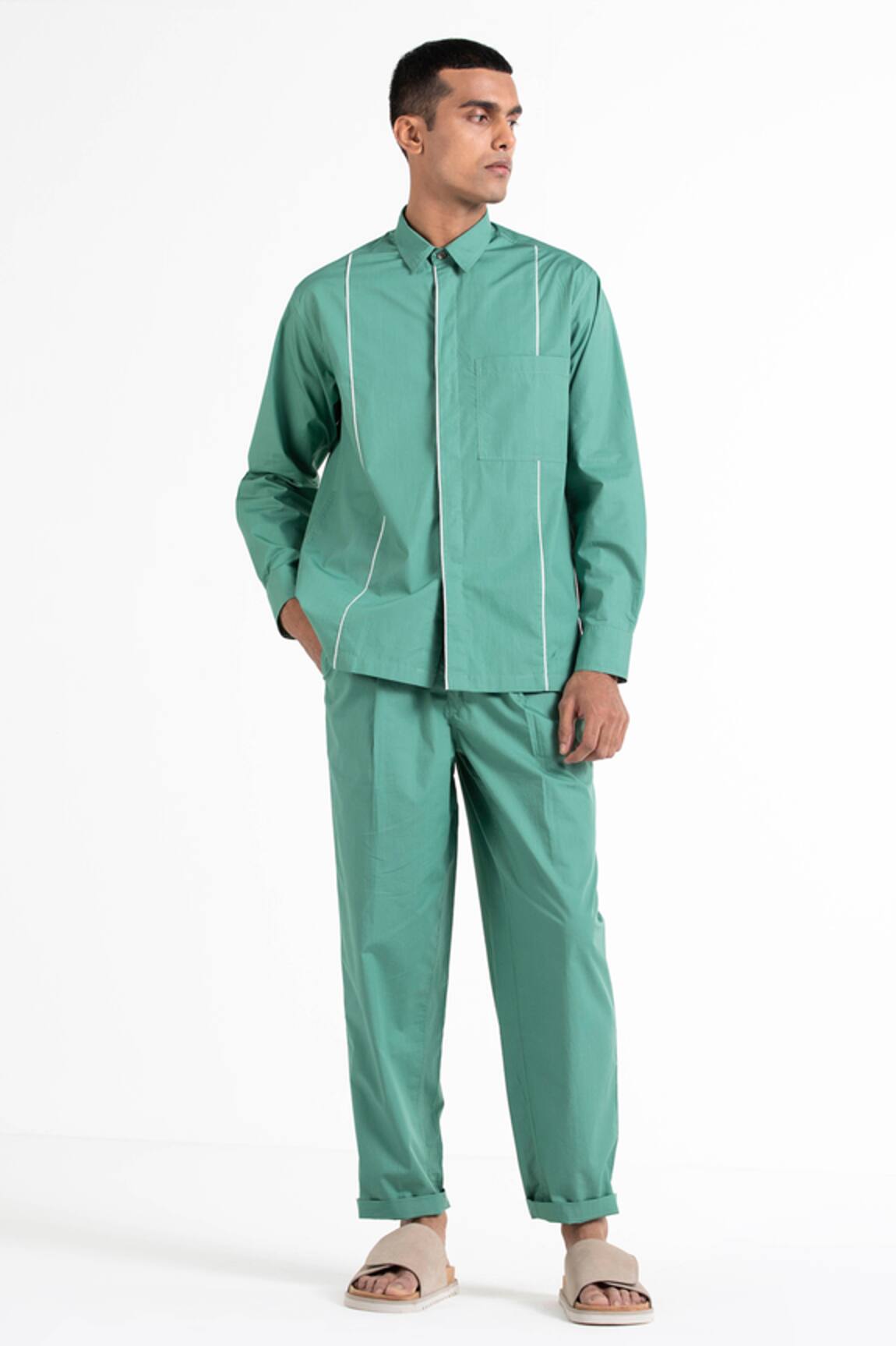 Three Regular Fit Shirt & Pant Set
