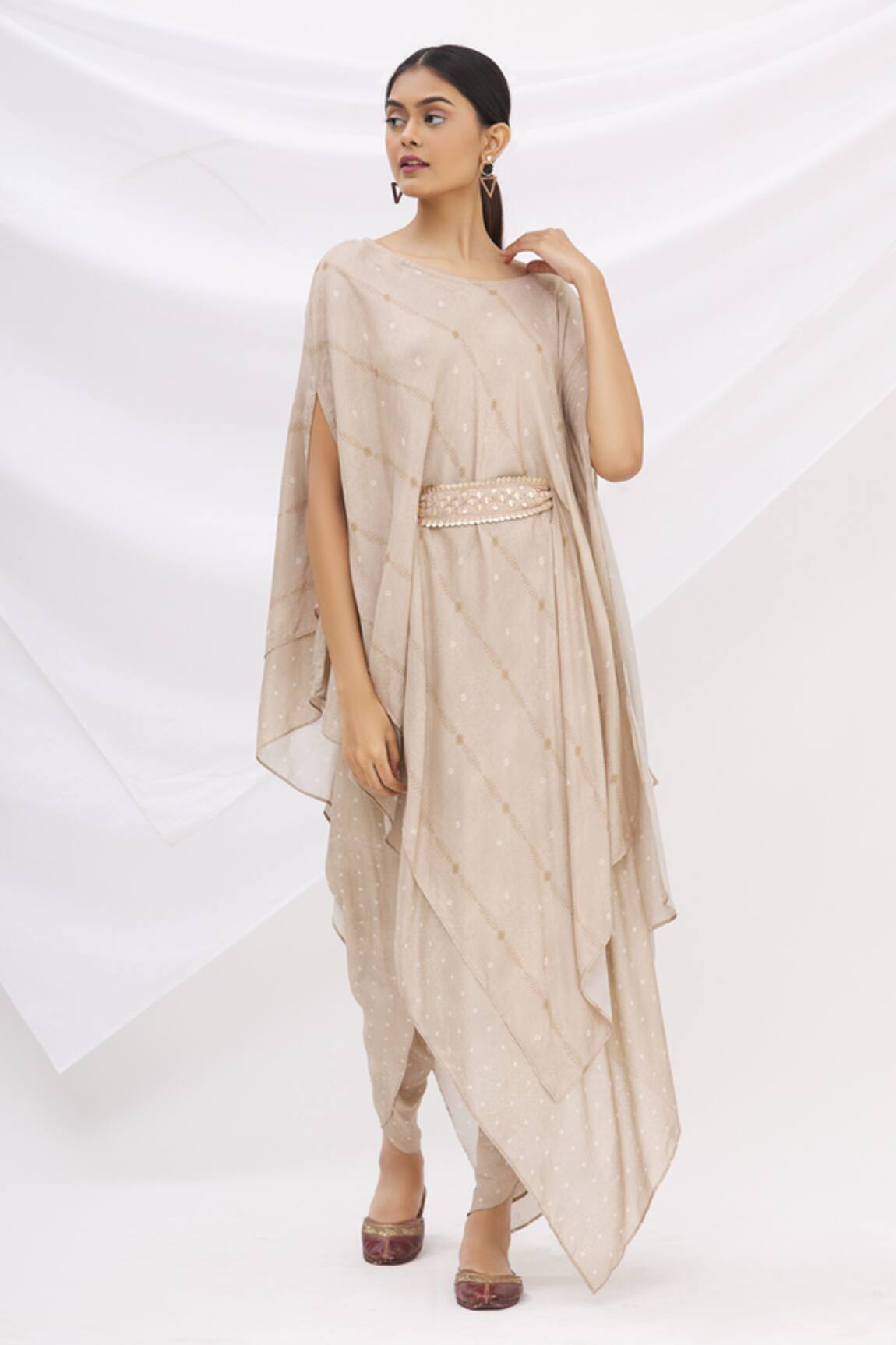 17:17 By Simmi Saboo Asymmetric Kurta & Dhoti Pant Set 