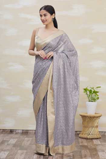 Kommal Sood Sequins Embellished Saree 