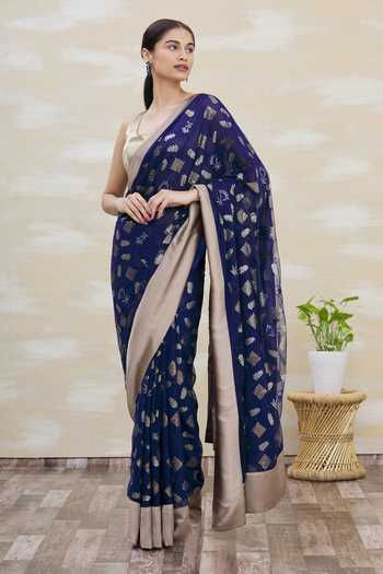Kommal Sood Sequins Embellished Saree 