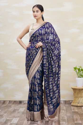 Kommal Sood Sequins Embellished Saree 