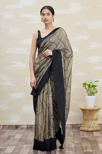 Kommal Sood Sequins Embellished Saree 