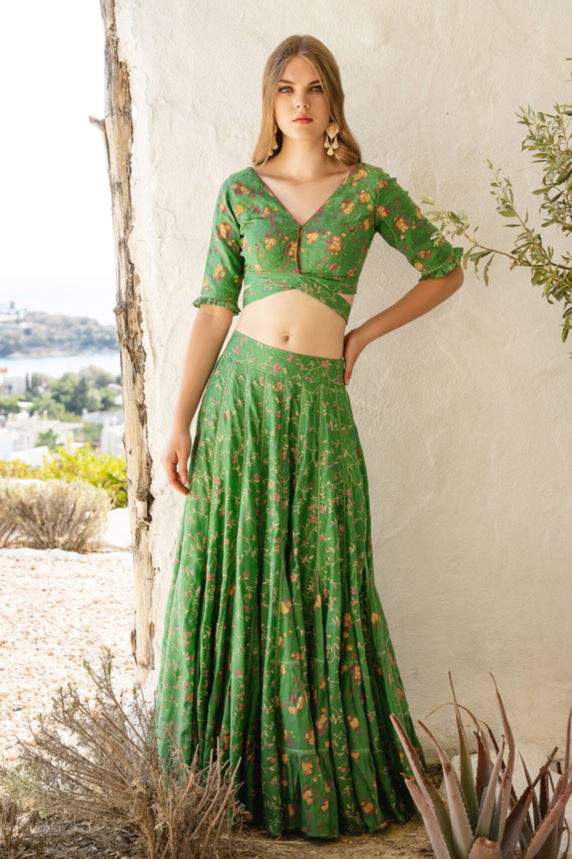 Shruti Sancheti Printed Lehenga Set 