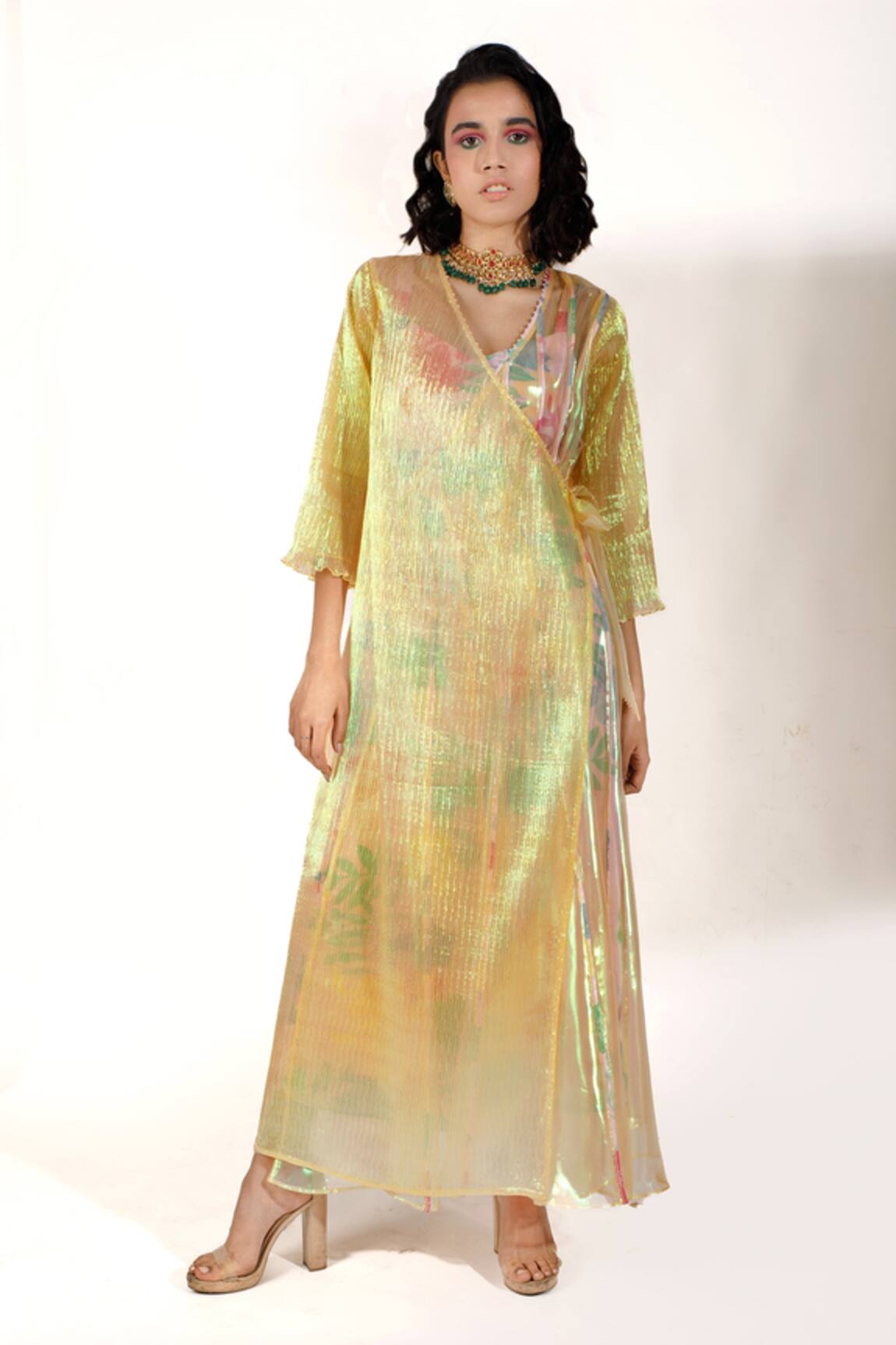 Show Shaa Organza Iridescent Dress Set