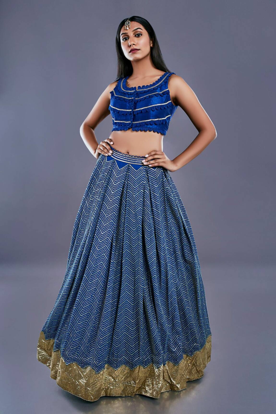 Divya Kanakia Sequins Embellished Lehenga Set