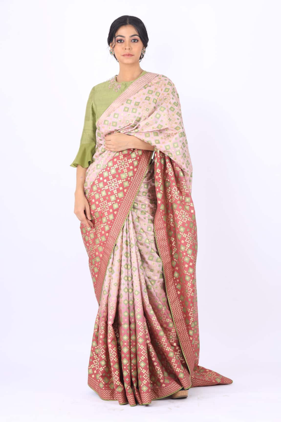 I am Design Silk Saree With Blouse 