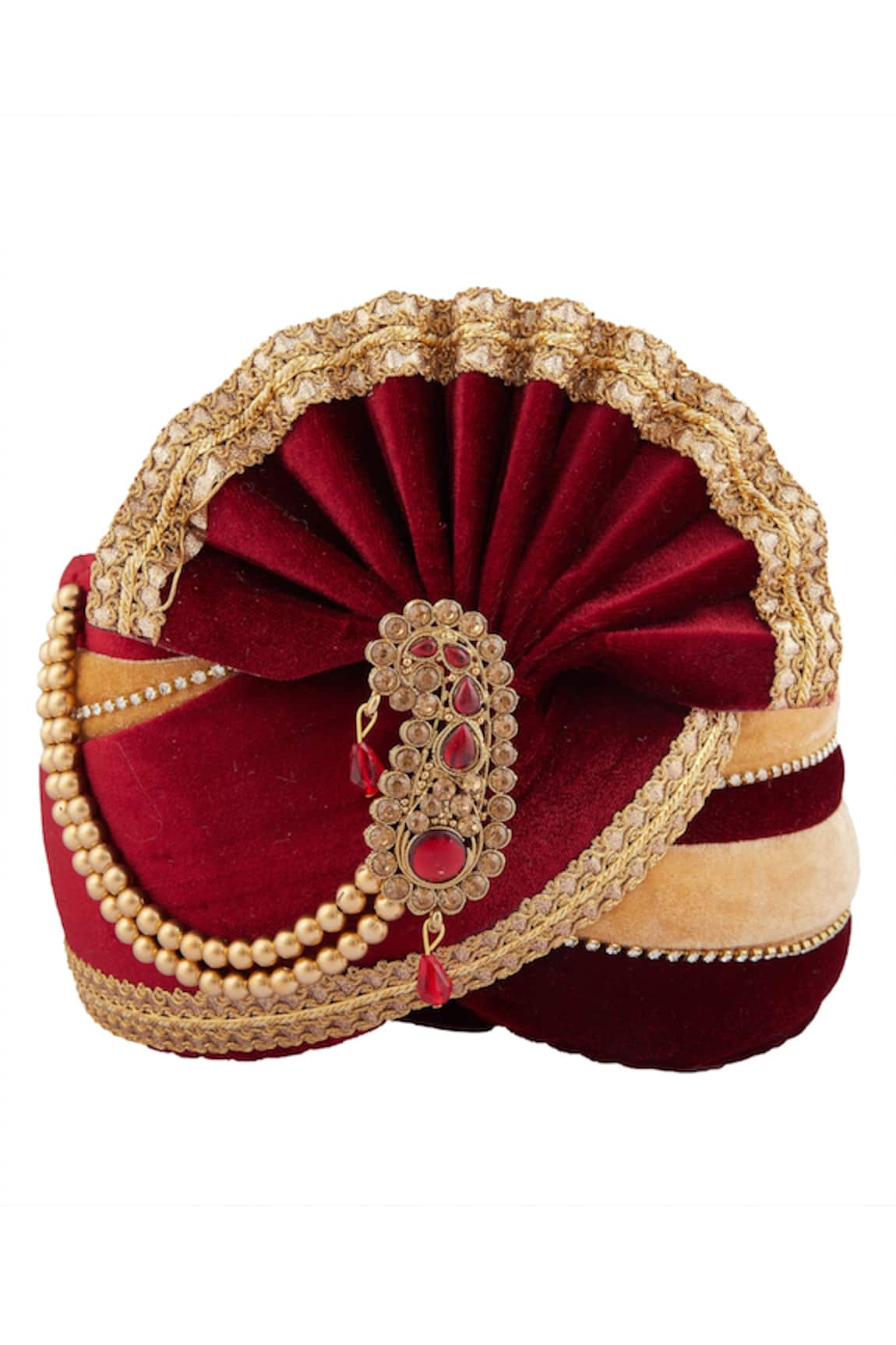 Samyukta Singhania Velvet Embellished Safa