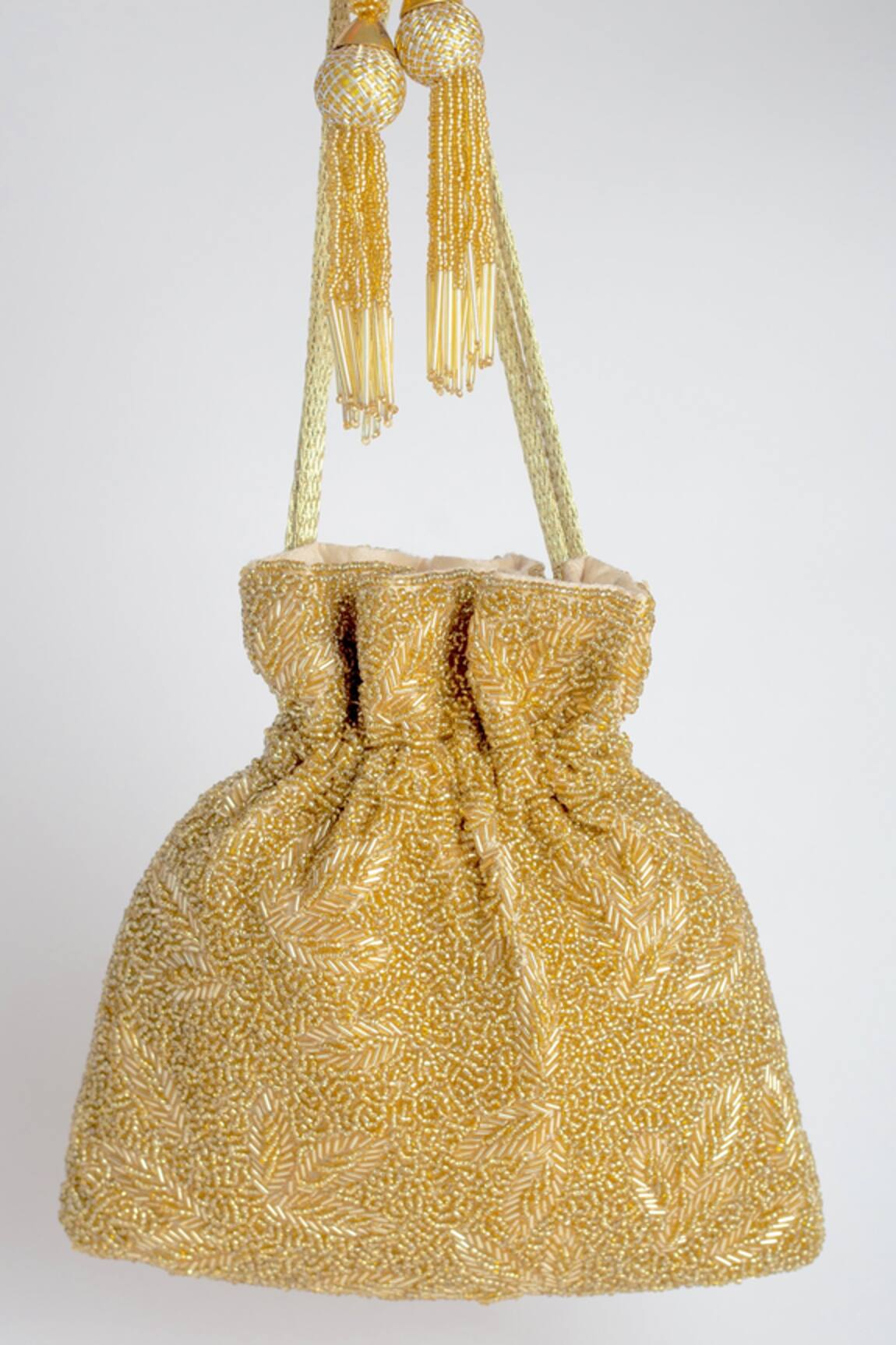 Adora By Ankita Poly Silk Embellished Potli Bag