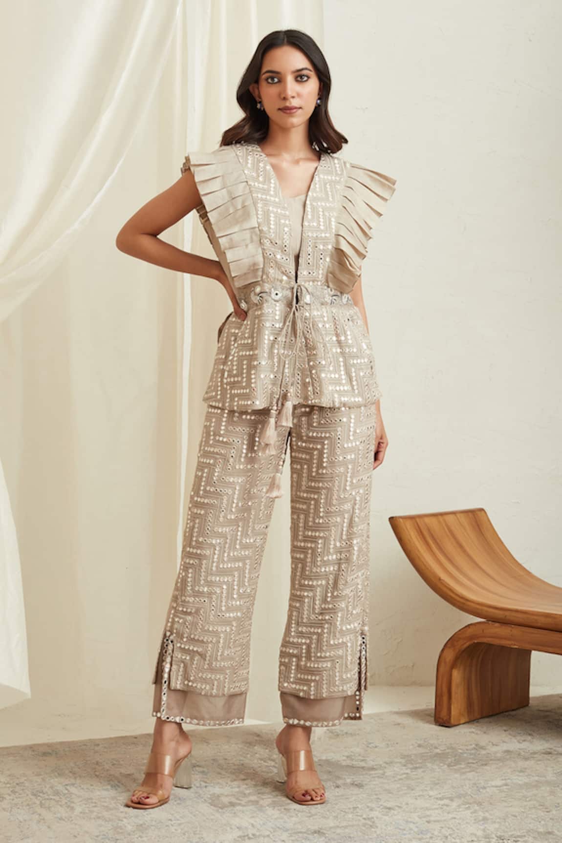 Twenty Nine Mirror Embellished Jacket 