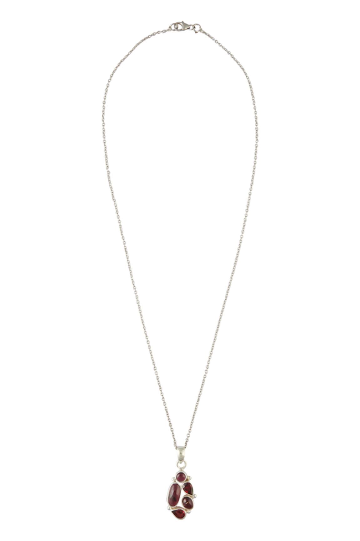Star K � Open Heart Pendant Necklace with 6mm Heart Shaped Genuine Garnet  Stone - Walmart.com