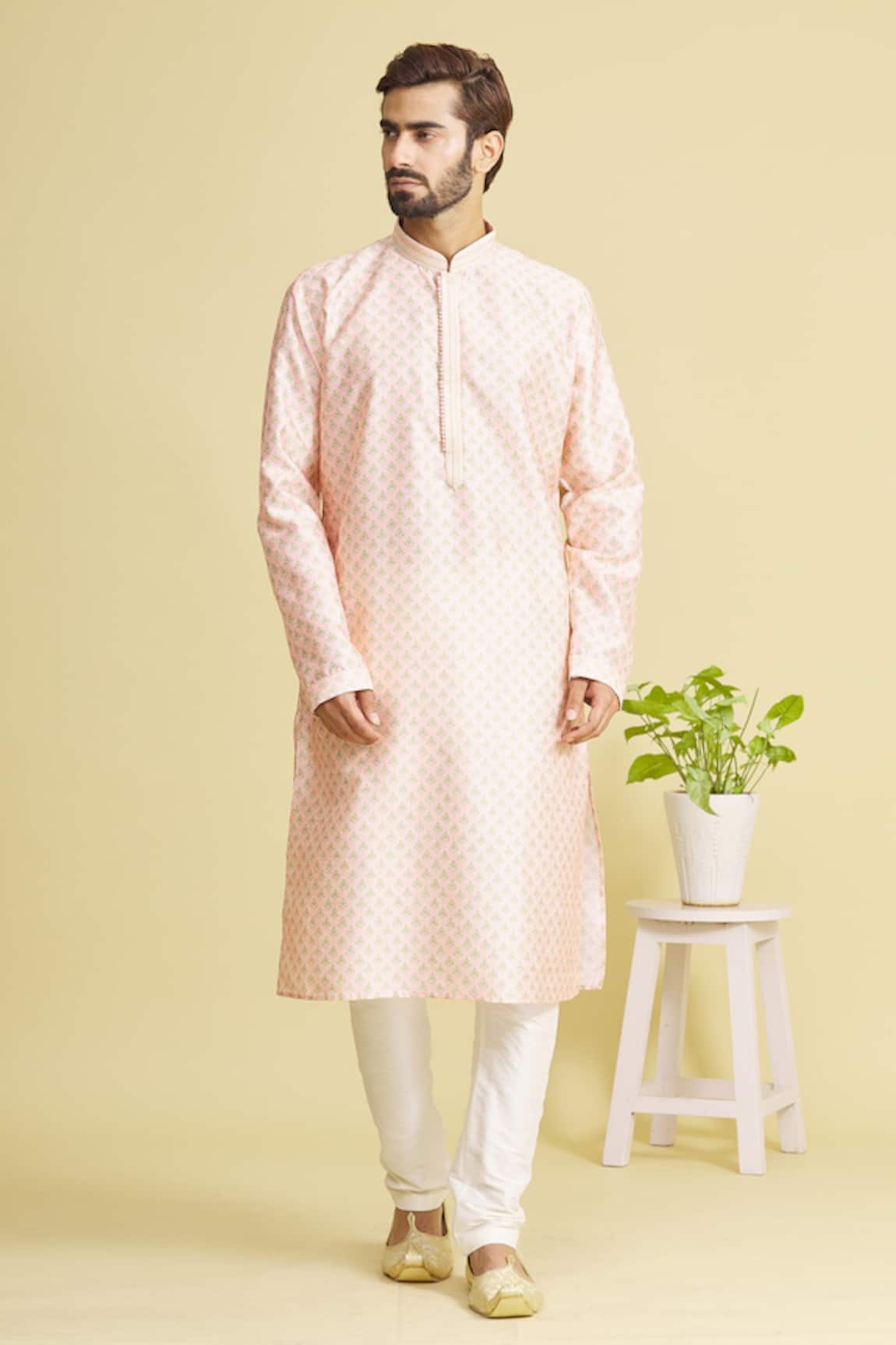 Arihant Rai Sinha Floral Print Kurta 