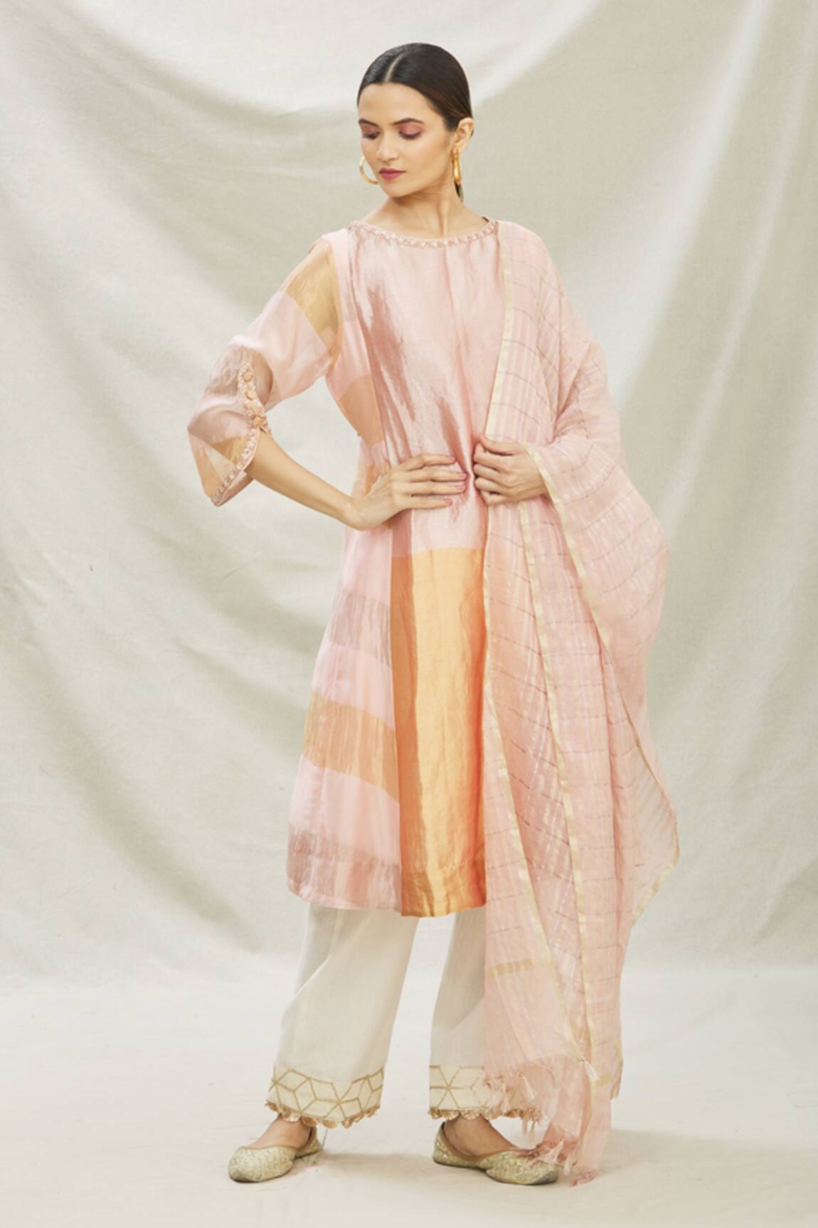 Divya Kanakia Panelled Kurta Set