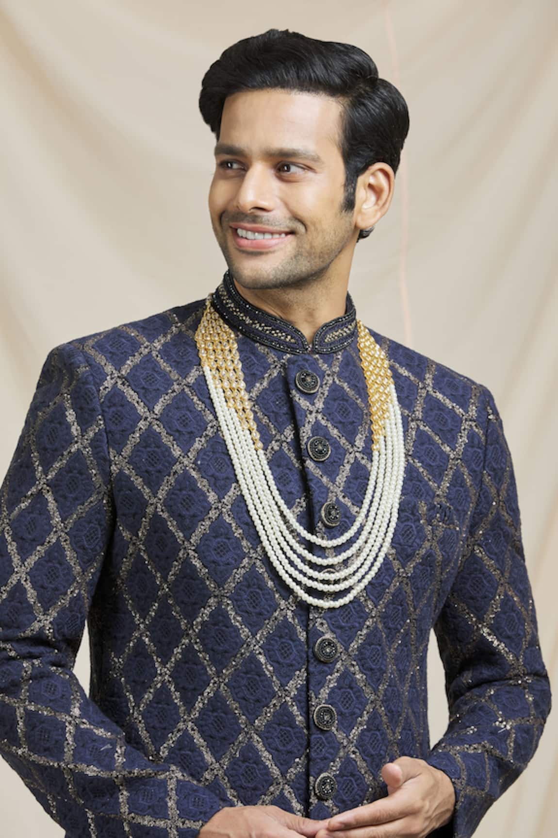 Ruby Raang Kundan Embellished Necklace