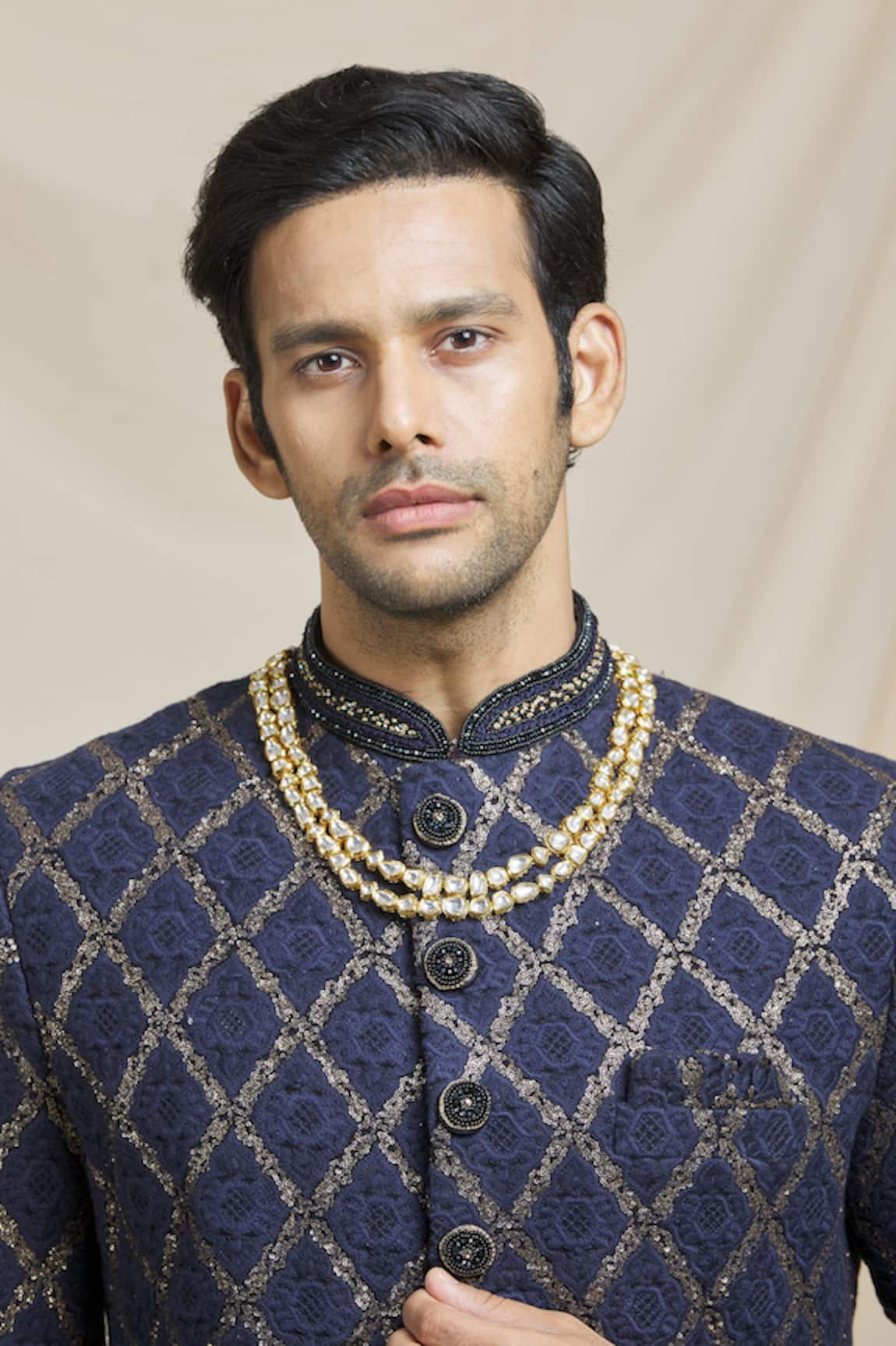 Ruby Raang Kundan Layered Necklace