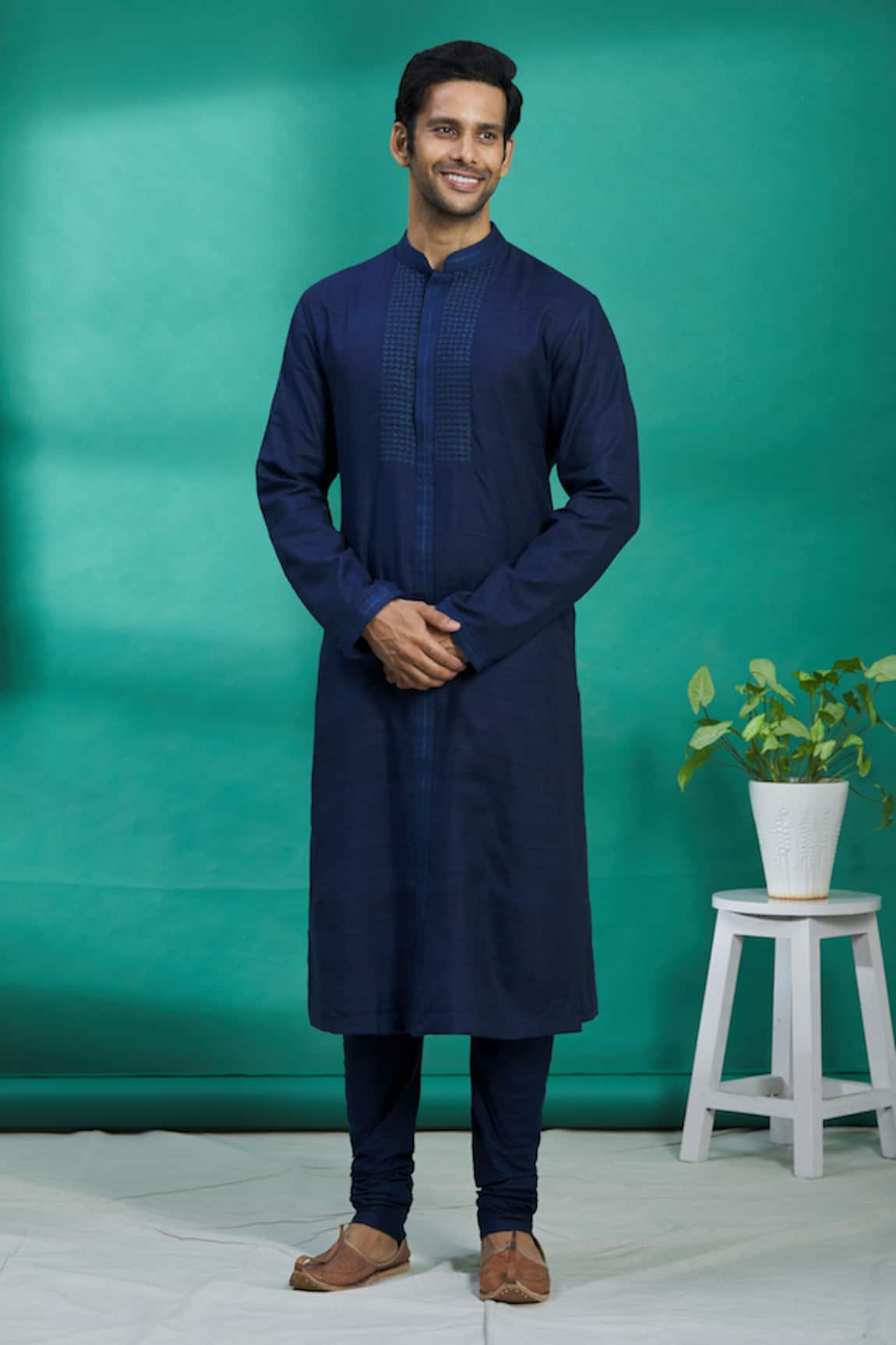 Kishore Ramani Silk Kurta Set