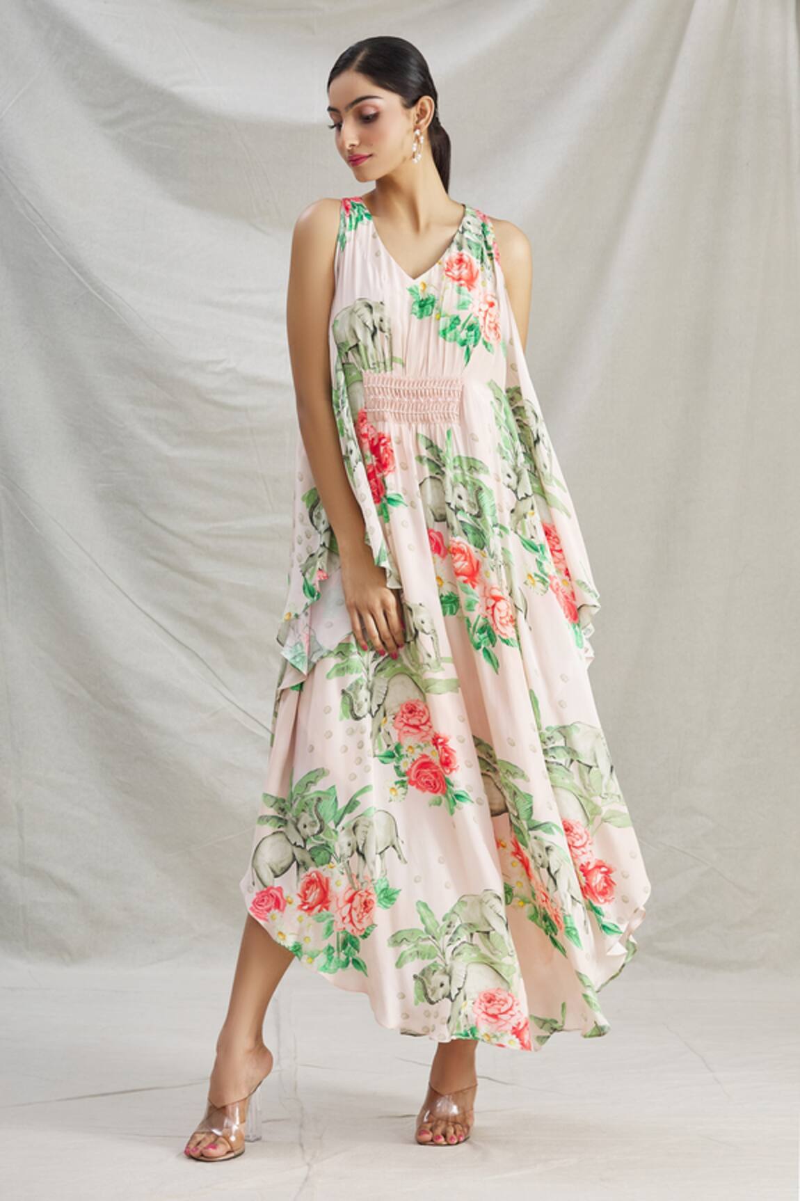 Parul | Vivek Asymmetric Kaftan