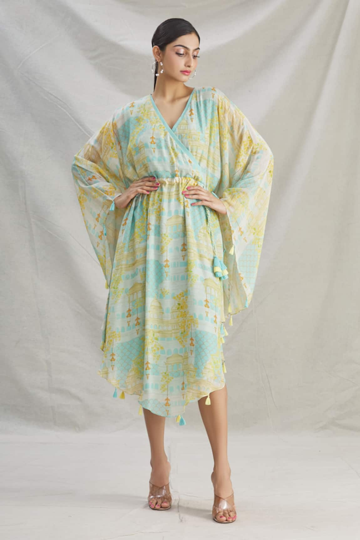 Parul | Vivek Wrap Style Kaftan