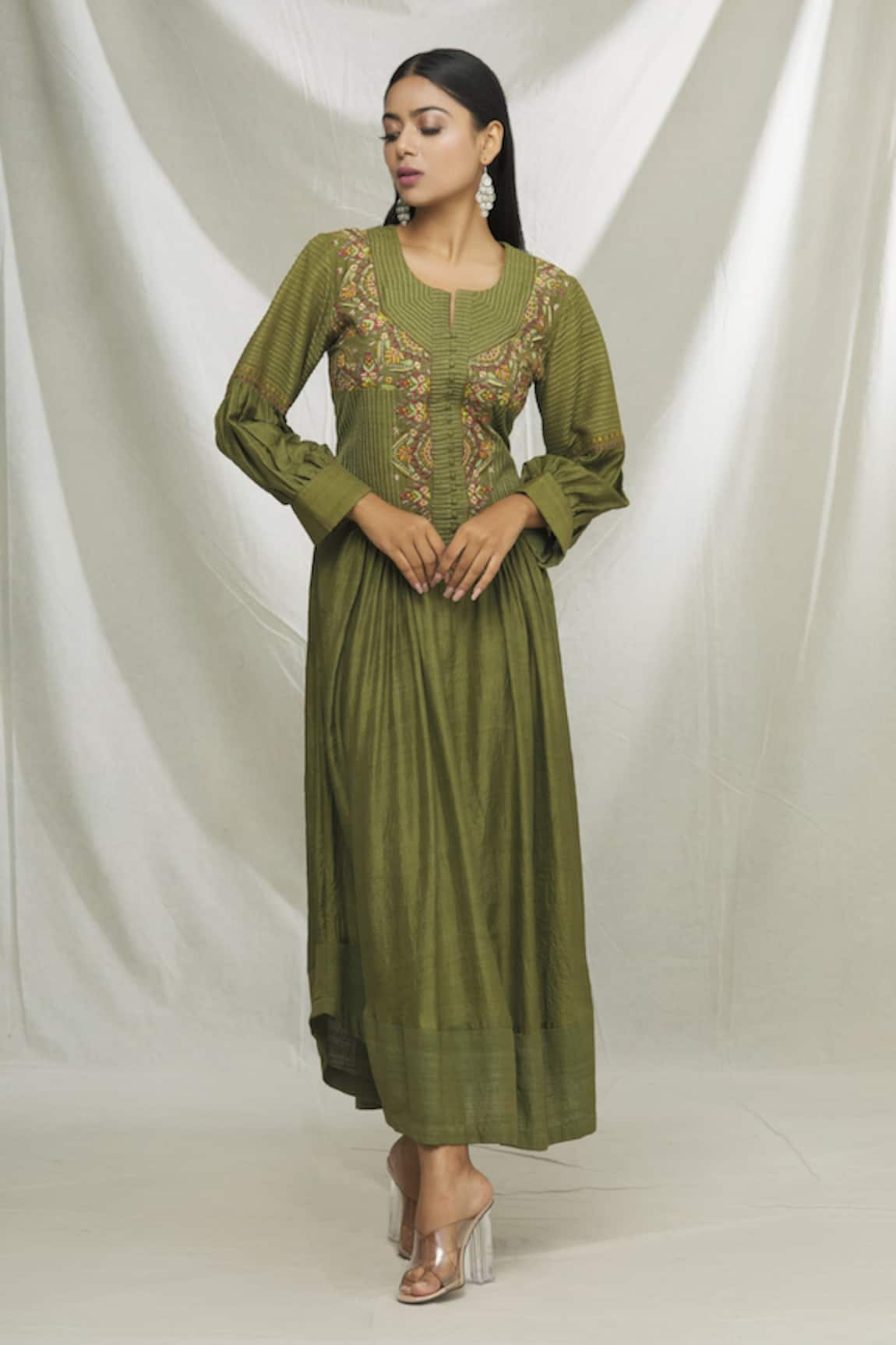 Ibai Sozni Embroidered Dress