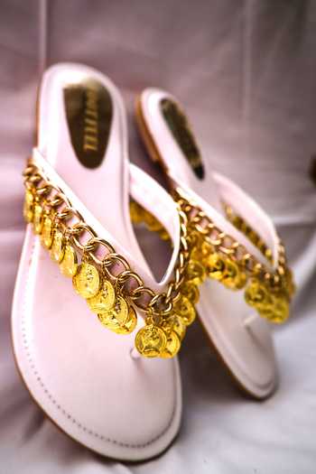 Foot Fuel Coin Tassel Flats 