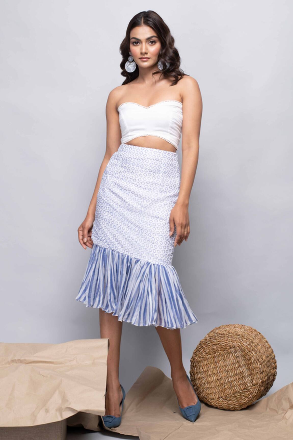 White stuff 2024 hina pleated skirt